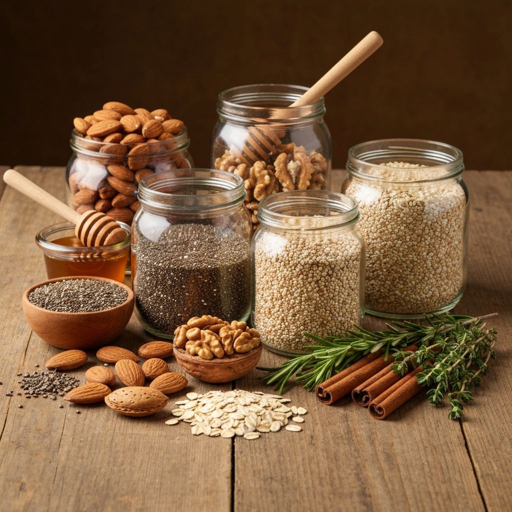 Natural ingredients and whole foods